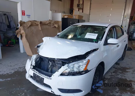 2015 Nissan Sentra S from USA, damaged, VIN 3N1AB7AP6FY254168